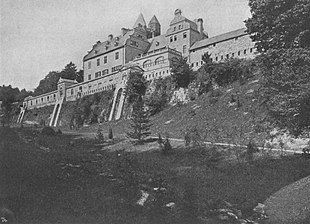 Schloss Landsberg von Südosten um 1904